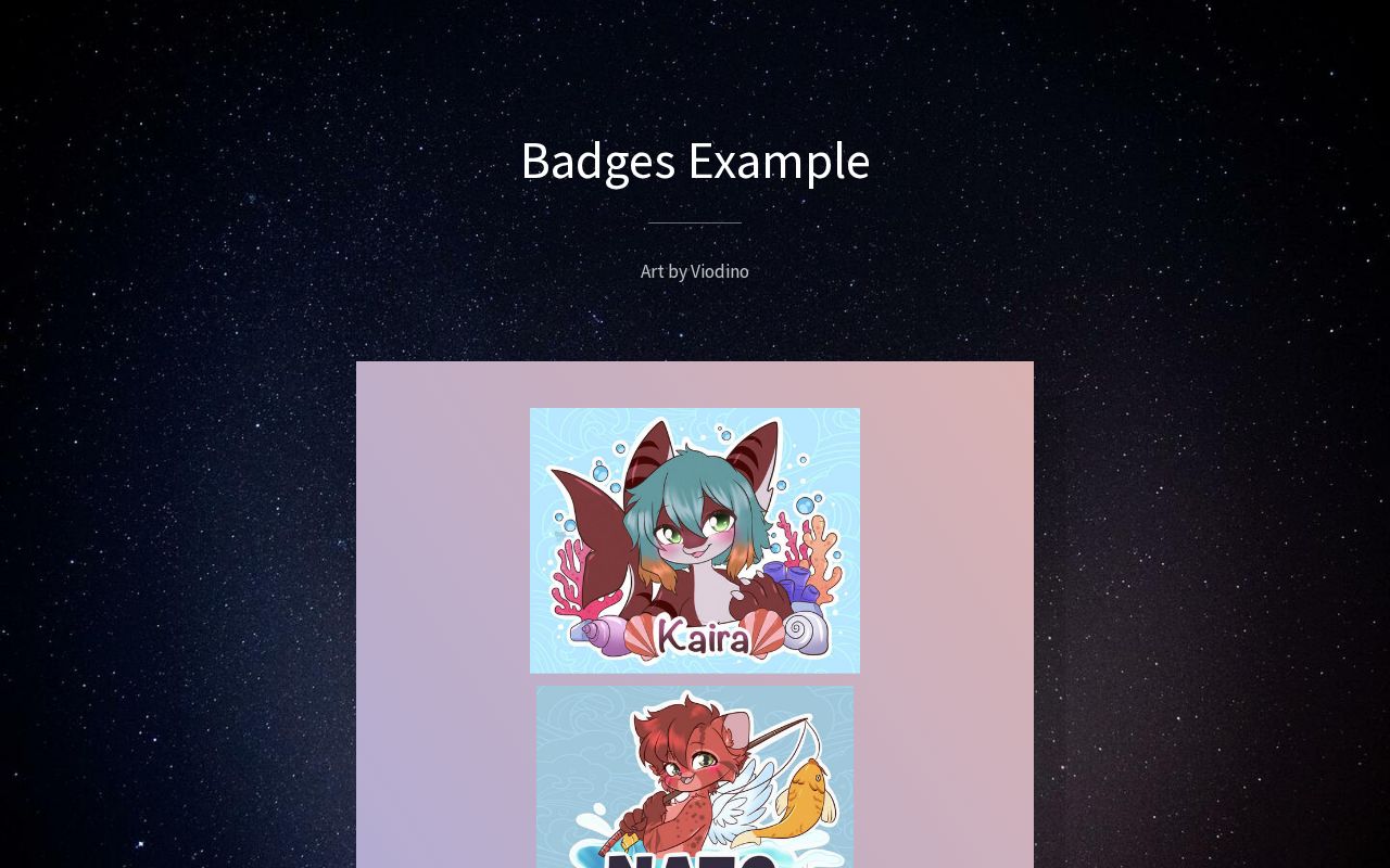 Badge Example